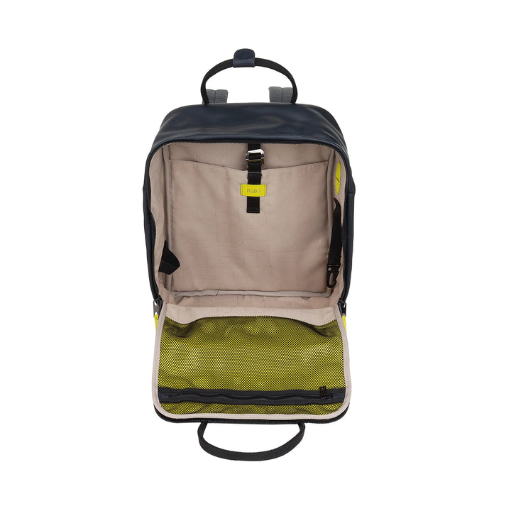 DUDU Sac à dos en cuir pour hommes et femmes - Sac à dos décontracté unisexe élégant et spacieux, 19 litres, avec poche avant et compartiment pour tablette, parfait pour le travail, les voyages et le temps libre