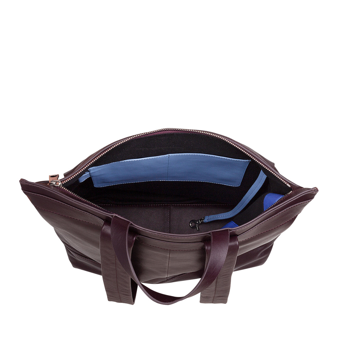 DUDU Herren-Rucksack, Damen-lässiger weicher Rucksack aus echtem Leder mit Reißverschluss, großer bunter Rucksack für Arbeit und Freizeit