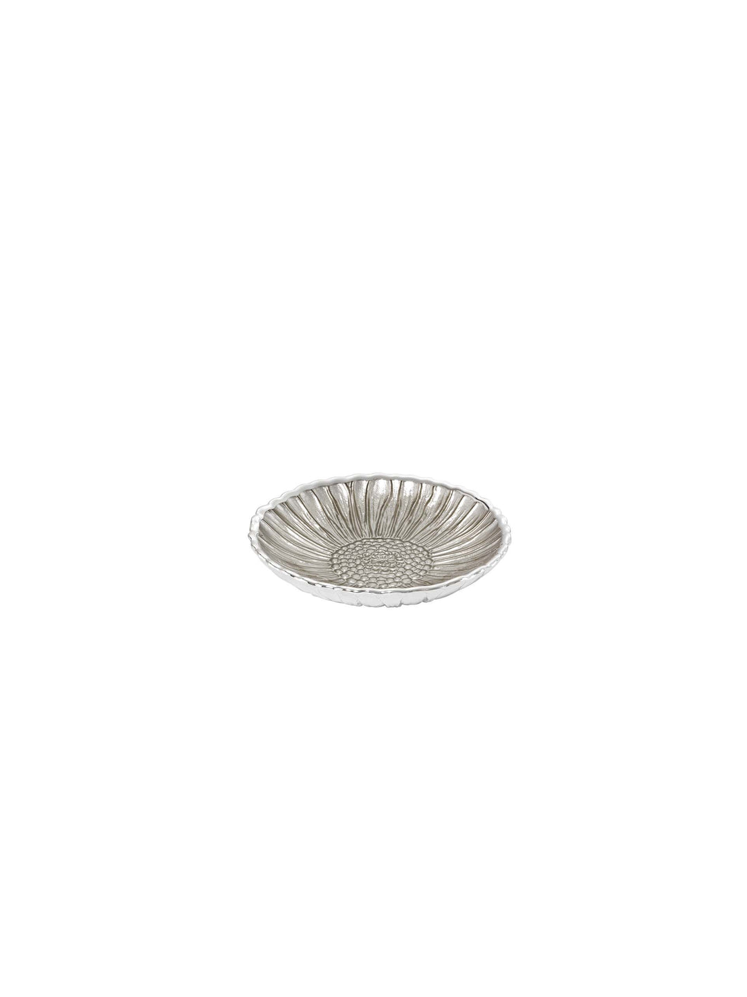 Argentinian Flat Sunflower D. 14cm silver glass sand 0.02039