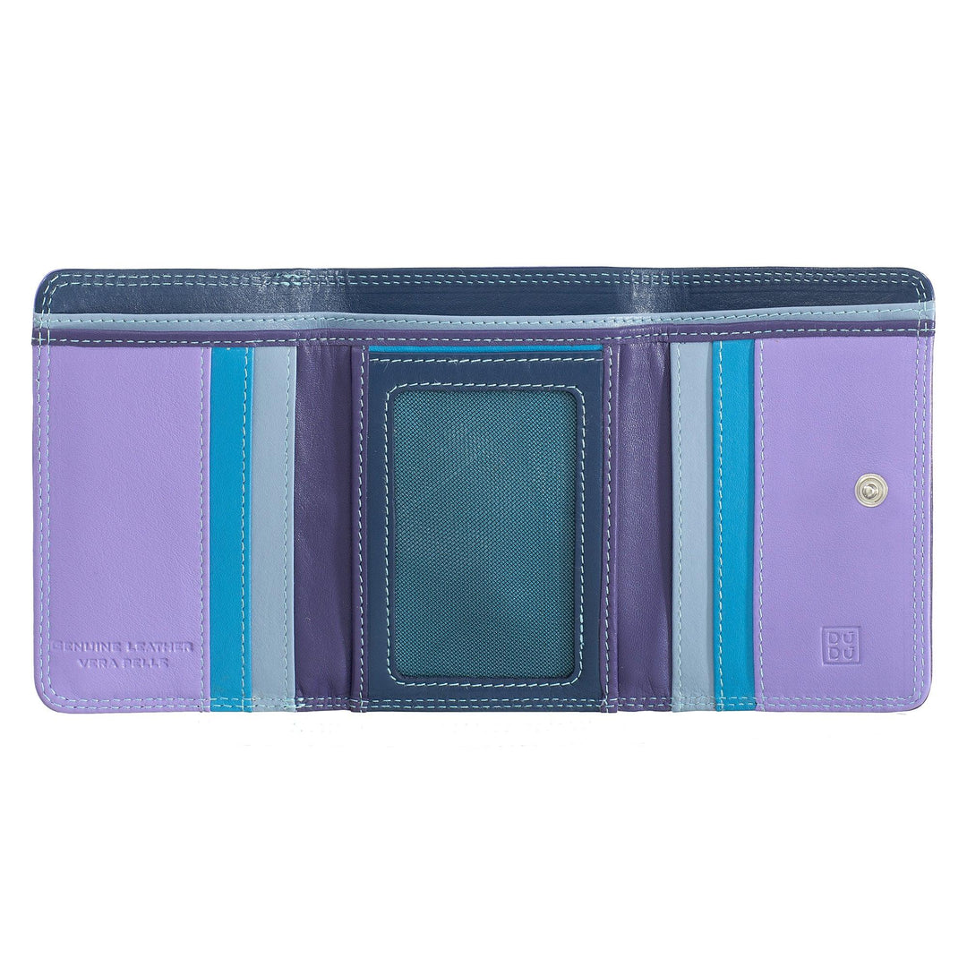 DUDU Portafoglio donna piccolo RFID in pelle multicolore Colorful - Capodagli 1937