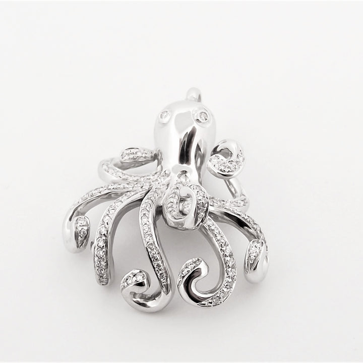 Capodagli charm hanger octopus goud 18kt diamant 0016r