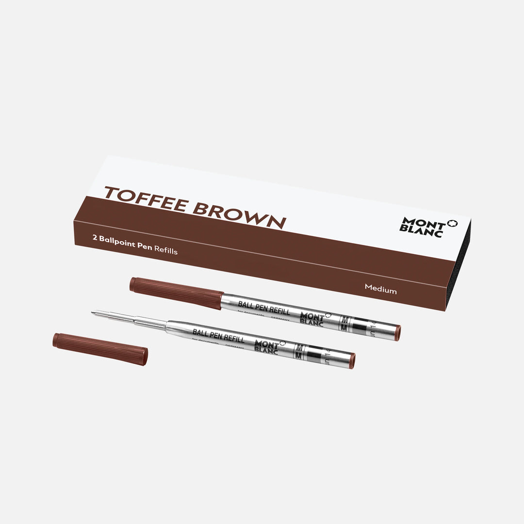 Montblanc 2 Refill til kuglepen (M) Toffee Brown (Brown) 125957