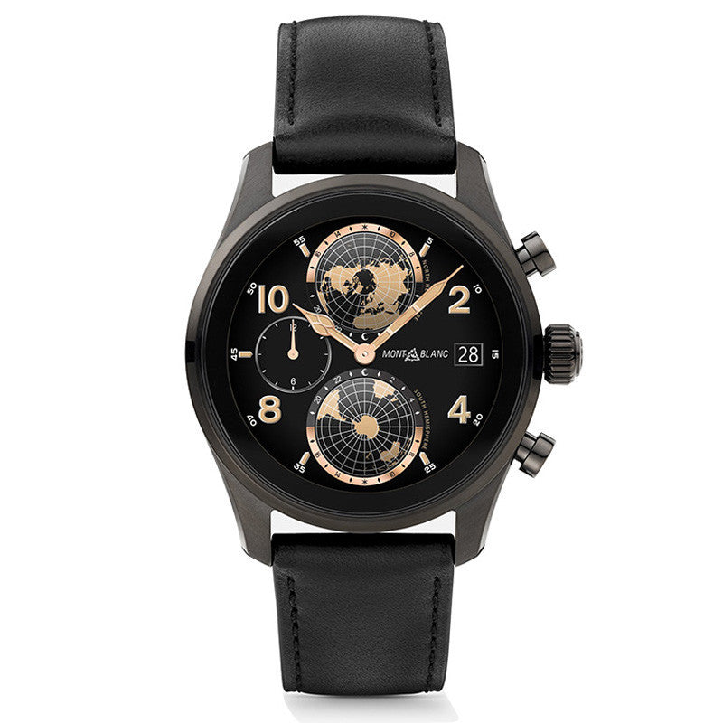 Montblanc Summit Smartwatch Clock Summit 3 42mm Titanium a Rubber popruh 129267