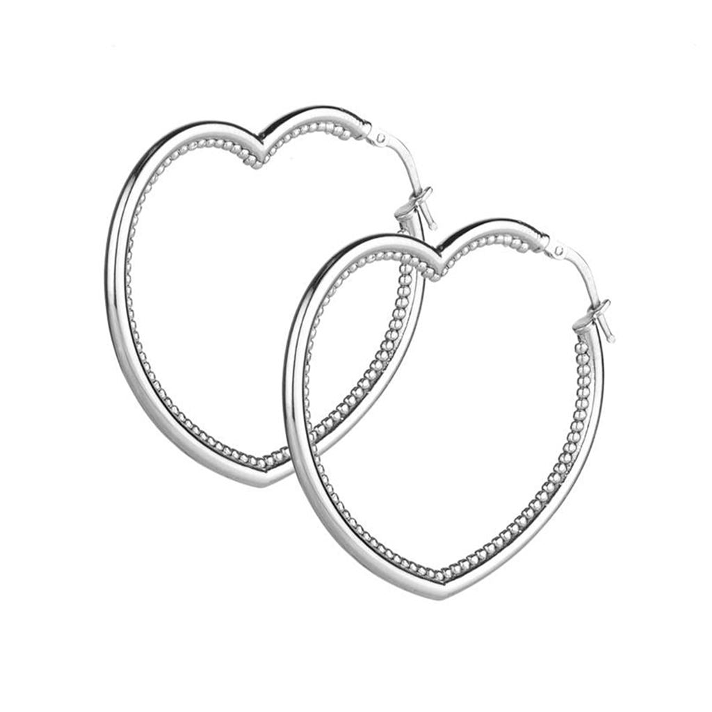 Sovereign Heart Earerings Pure Collection Silver 925 J5482