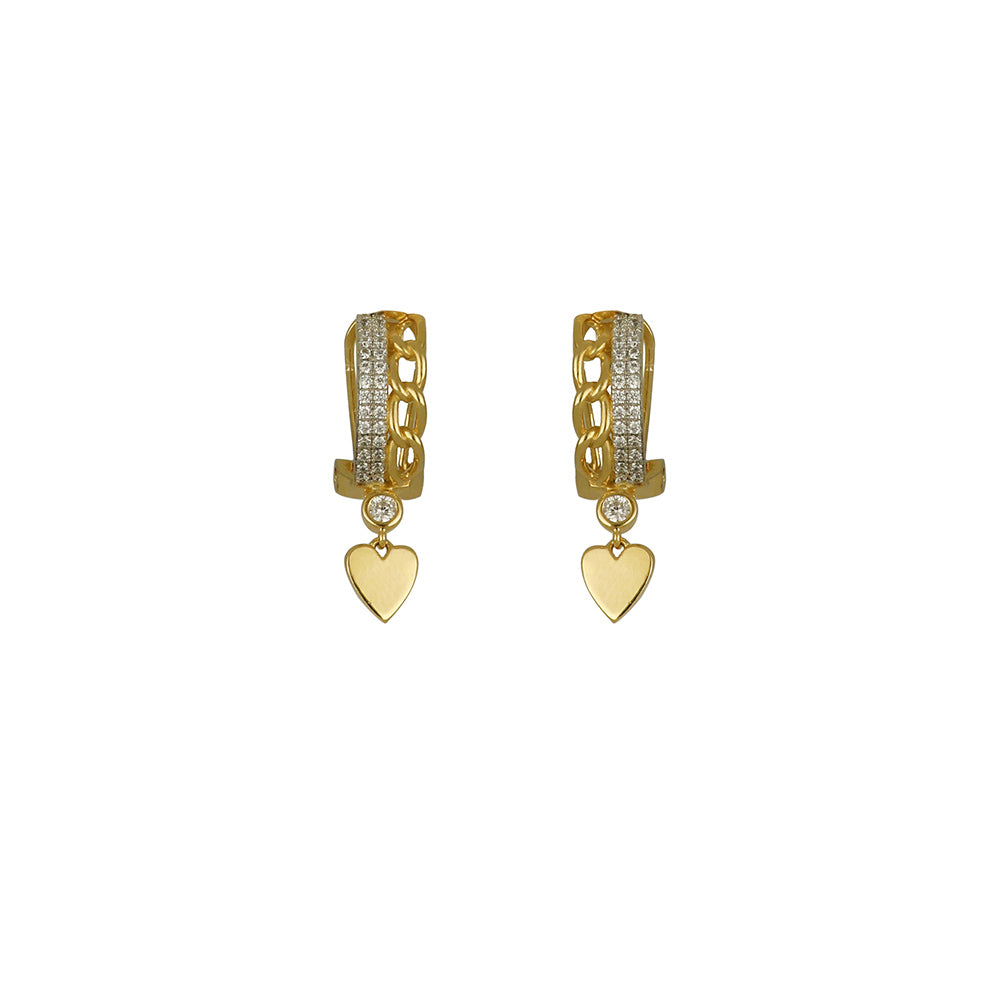 Cuori Milano Earrings Cupid Galleria Vittorio Emanuele Collection Silver 925 FINE PVD Gold Yellow 24938723