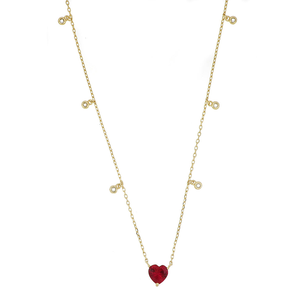 Hearts Milan Jolie Jolly Crew Necklace Vittorio Emanuele Collection Silver 925 Finish PVD Gold Yellow 2493860