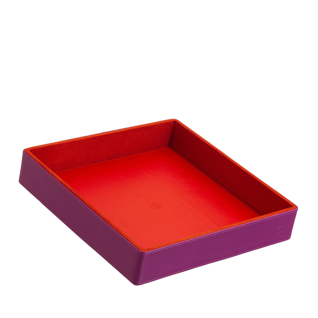 DuDu Empatatachetic in Colorful Leather Design vstupní dveře s předměty s dárkovou krabicí