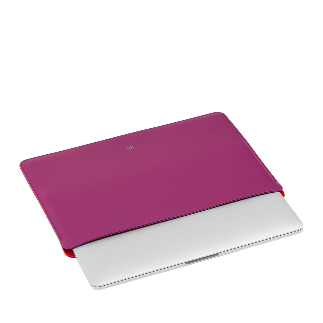 DuDu 13 -calowa opieka w miękkiej skórze, notebook laptopa w kolorze rękawowym 13 ”Dwupiętrowy cienki konstrukcja