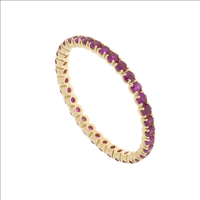 Golay Eternity Ring with Rubini