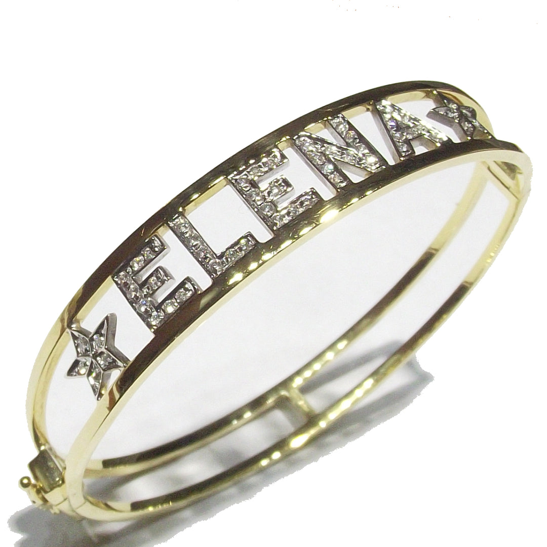 Sidalo Starres Armband Elena Gelb und Weißgold 18KT Diamanten 0055BR
