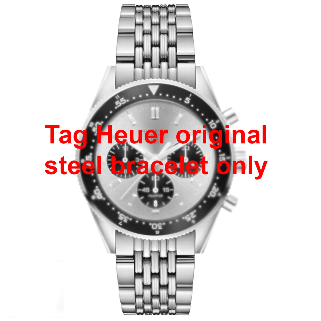 Tag Heuer Cinturino Clock Autavia CBE2111 CBE2110 21 mm Steel BA0687