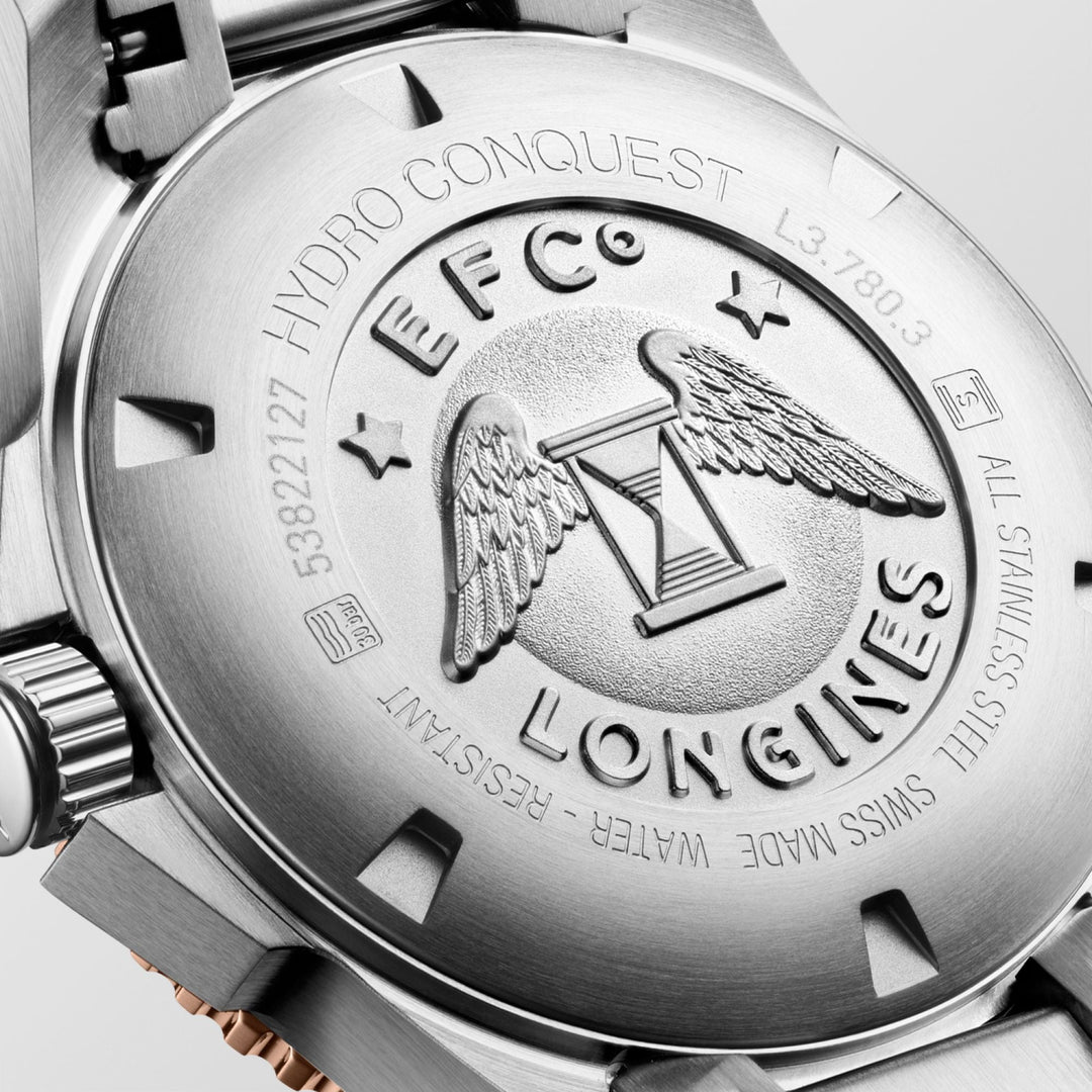 Longines Hydroconquest Watch 39 mm automatisch graustahl l3.780.3.78.6