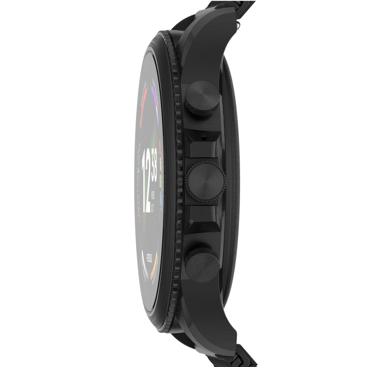 Fosilní smartwatch gen 6 Watch with Black Steel Jersey Bracelet FTW4066