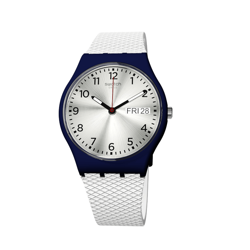 Swatch White Delight Originals Gent 34mm GN720 Watch