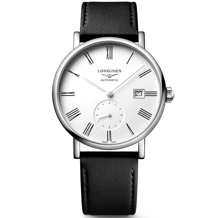 Longines Elegant Collection 39mm Watch Automatic White Steel L4.812.4.11.0