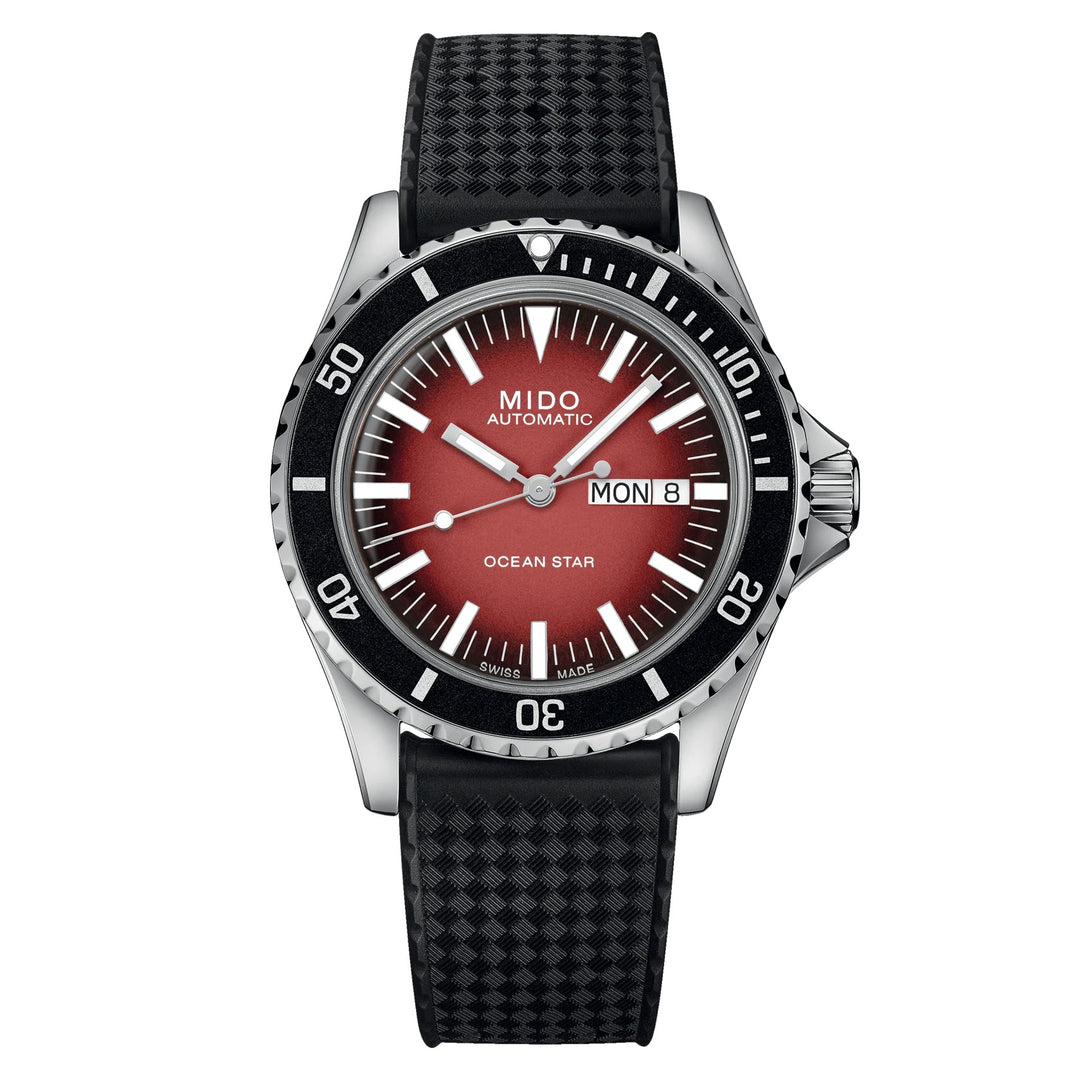 Mida Ocean Star Tribute Stand Stand 40mm Automatic Red Steel M026.830.17.421.00