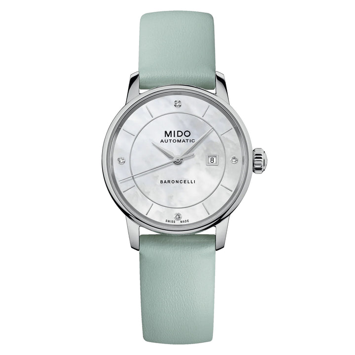 Mido Watch Baroncelli Signature Lady Colors Box Special Edition 30mm Automatic Motherperper Steel M037.207.16.106.00