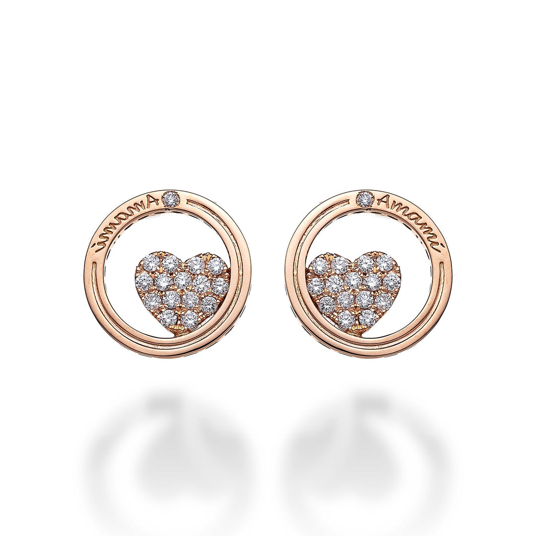 Golay Heart Earrings "Love" se srdečními diamanty