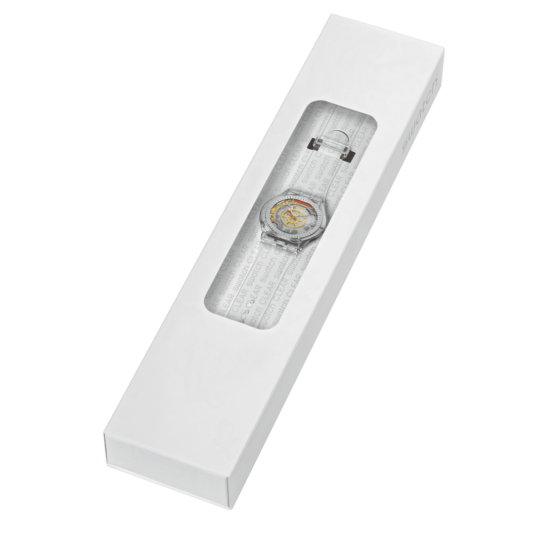 Montre Swatch CLEARLY SKIN Originals Skin 34mm SS08K109
