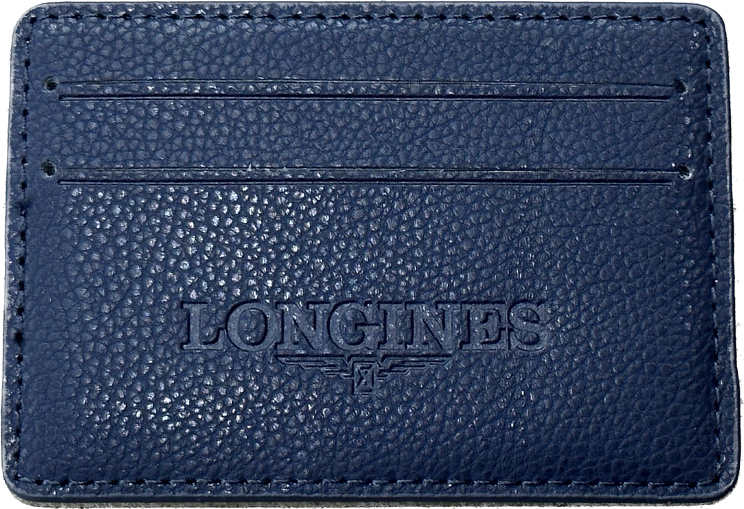 Karta kredytowa Longines 4 Long-01-CC Blue Nappa Blue Leather