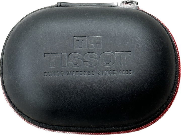 Cestovní pouzdro Tissot s černou koženou hodinou TIS-01-box