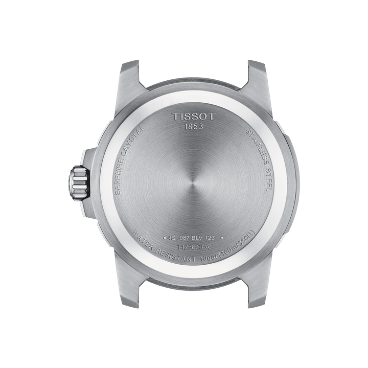 Tissot Supersport Gent 44 mm zegar Grey Quartz Stal T125.610.17.081.00