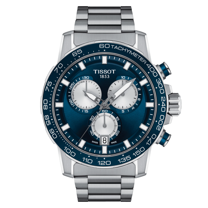 Tissot Supersport Chrono 45,5 mm Watch Blue Quartz Steel T125.617.11.041.00