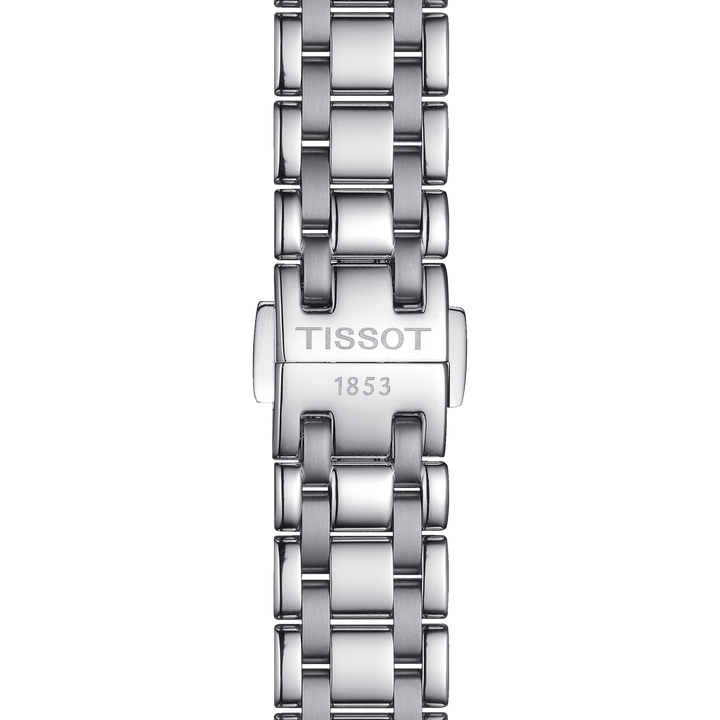 Tissot horloge Bellissima Automatic 29mm wit automatisch staal T126.207.11.013.00