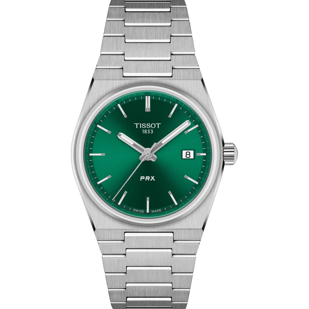 Tissot Watch Prx Green 35mm kvarts stål T137.210.11.081.00