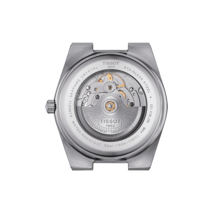 Tissot Clock PRX Offemitic 80 39.5mm Automatisch Blaustahl T137.407.16.041.00