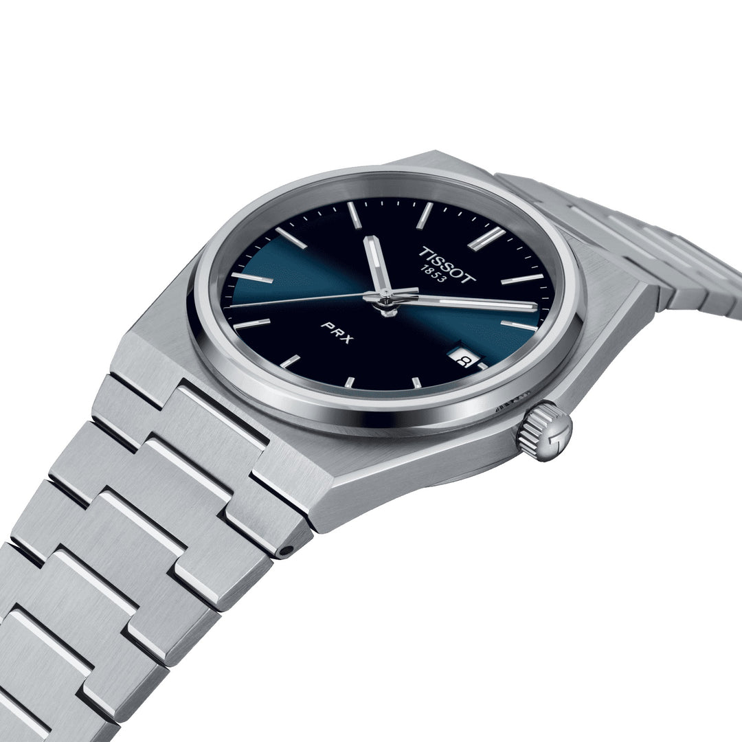 Tissot orologio PRX 40mm blu quarzo acciaio T137.410.11.041.00 - Gioielleria Capodagli