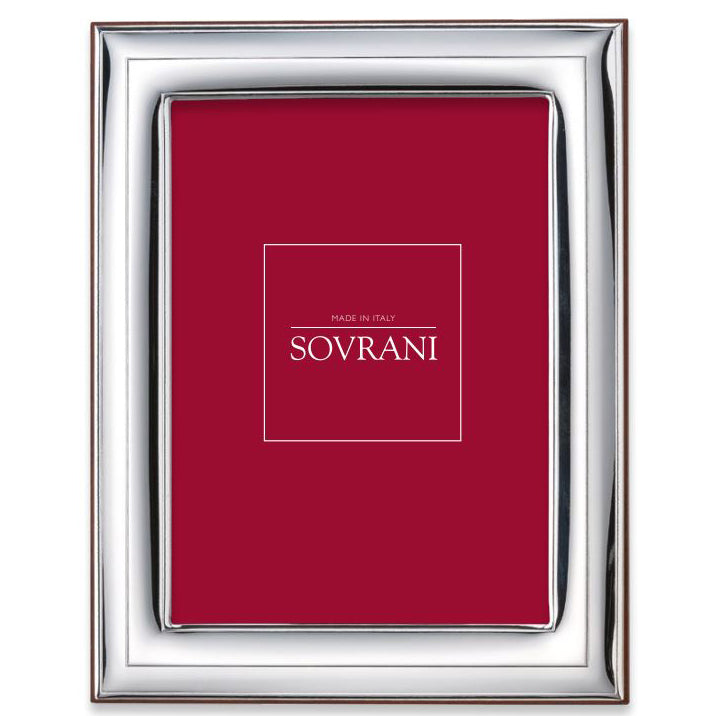 Sovereign frame glossy laminated silver 13x18cm W634