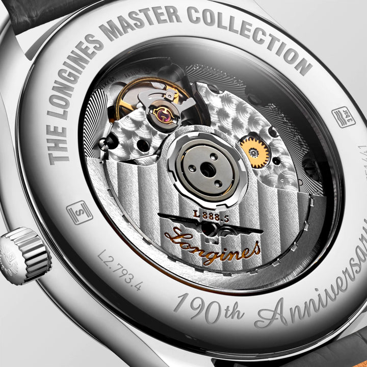 Longines Watch Master Collection 190. rocznica 40 mm Automatyczna srebrna stalowa stal L2,793.4.73.2