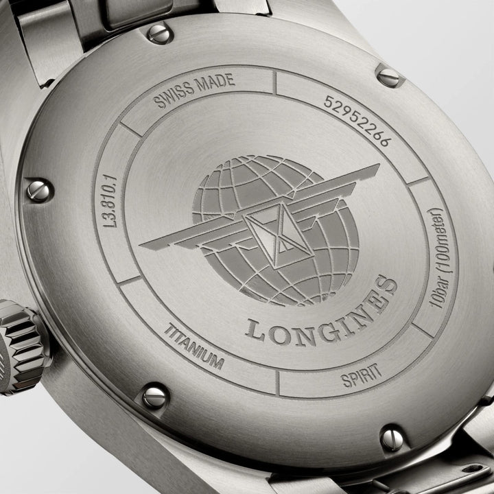 Longines Workship Watch 40mm automatisch grijs titanium L3.810.1.53.6