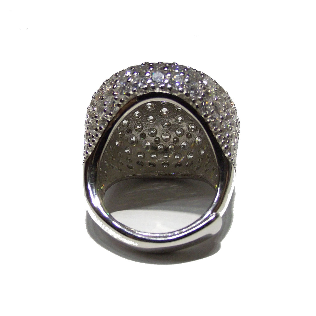 Capodagaglia Ring Morositas Silver 925 Cumbic Zirconia CPD-ARG-0001-BI
