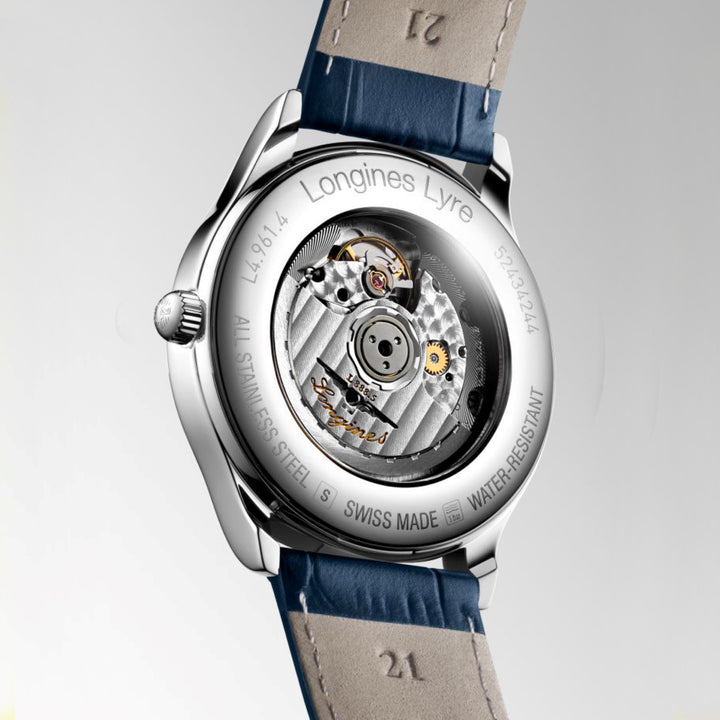 Longines Lyre 40mm Watch Automatisk blå stål L4.961.4.92.2