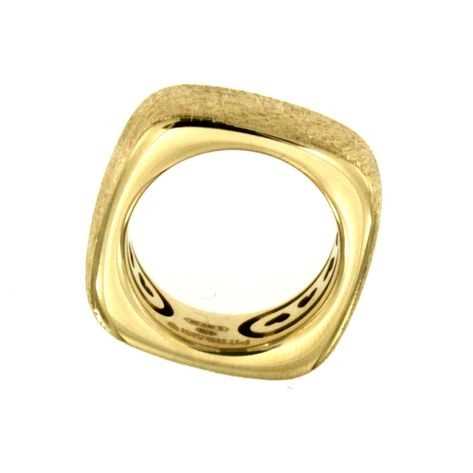 Pitti a Sisi Urban Design Ring 925 Silver Finish PVD Yellow Gold A 8594G-15