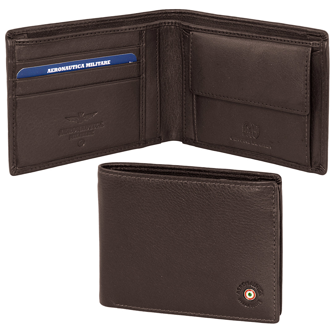 Vojenská peněženka letectva kůže s kreditními kartami AM132-MO kreditní karty