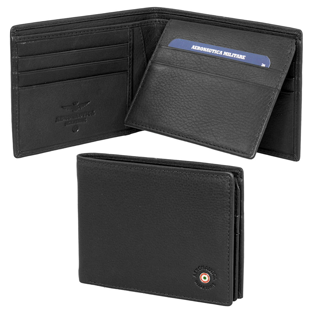 Vojenská peněženka letectva Platón v kožených kreditních kartách s dělicími kartami AM133-NE