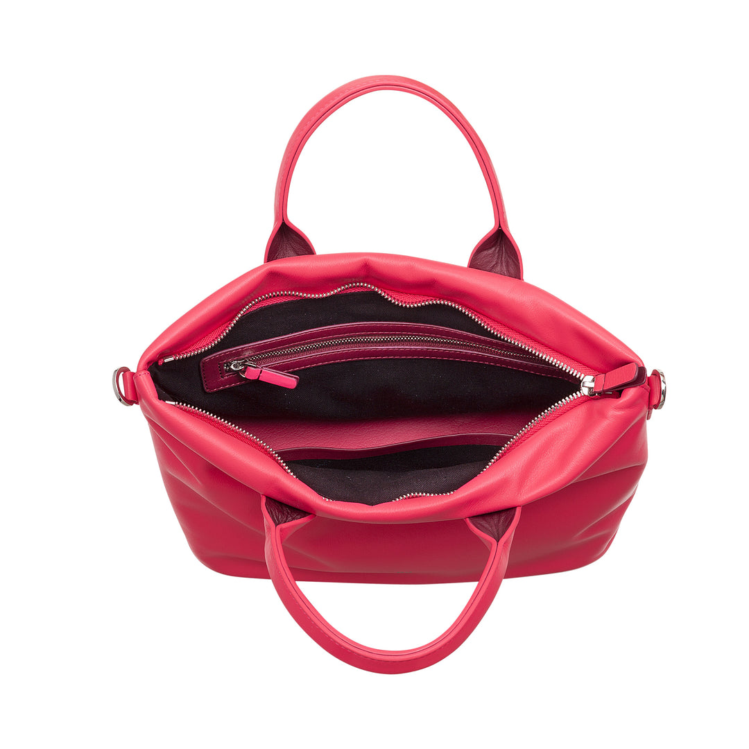 DuDu Ruční sáček v kůži s ramenním popruhem, malý taška na ramen se zipem a odnímatelným ramenním popruhem, barevný elegantní kabelka