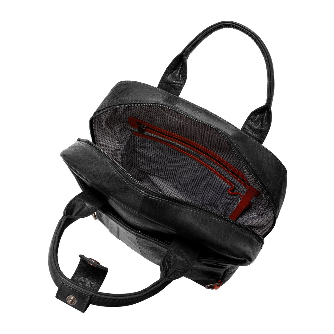 Nuvola læderpose mænds rygsæk pc læderdør i skulderrem To håndtag Tablet Holder Håndtag