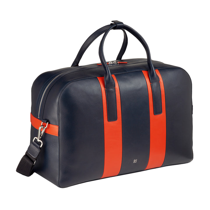 DuDu Skórzana torba podróżna, weekendowa torba dla męskich mężczyzn 32L 32L Damska, 49 cm torba podróżna