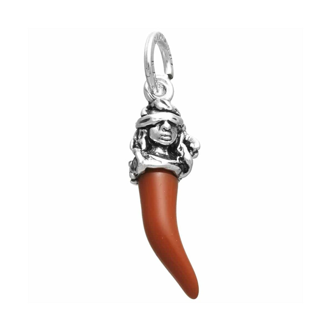 Giovanni Rspini Charm Horn Red Dede Fortuna Silver 925 10997