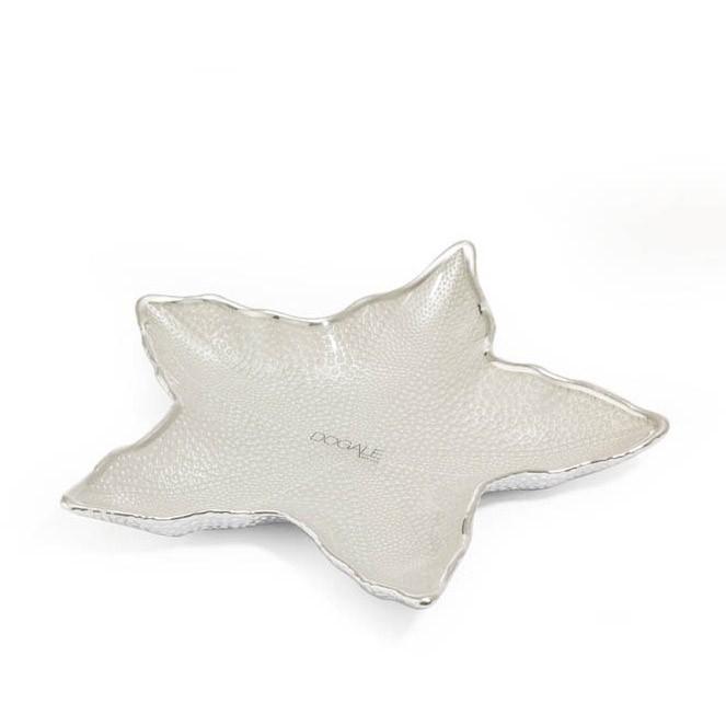 Dogale Venezia ciotola stella marina bianco perla Capri d 18cm h 3cm 51.36.8145 - Gioielleria Capodagli