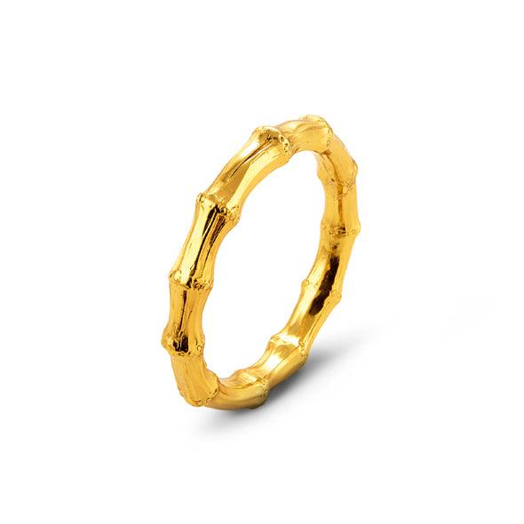 Giovanni Raspini bracciale Bambù finitura PVD oro giallo 7945 - Gioielleria Capodagli