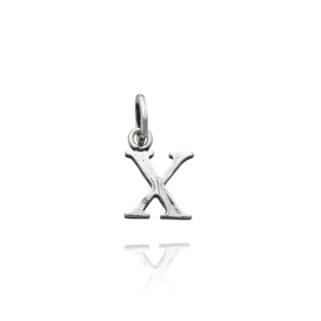 Giovanni Raspini ciondolo argento charm lettera logo X 7825 - Gioielleria Capodagli