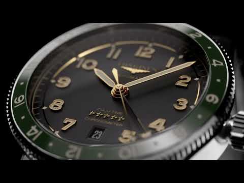 Longines Watch Spirit Zulu Time 42mm Černá automatická ocel L3.812.4.53.6