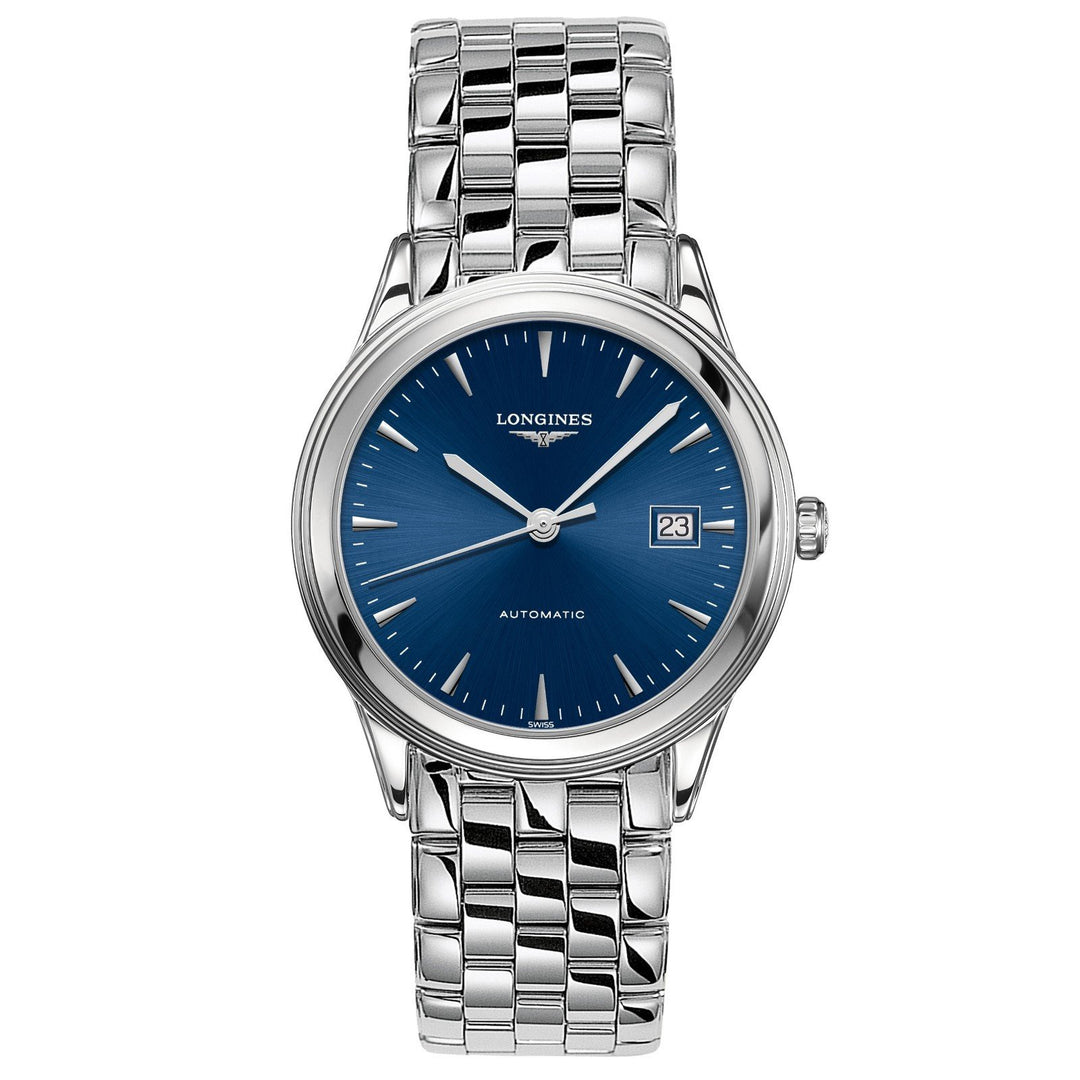 Longines orologio Flagship blu automatico acciaio L4.974.4.92.6 - Gioielleria Capodagli