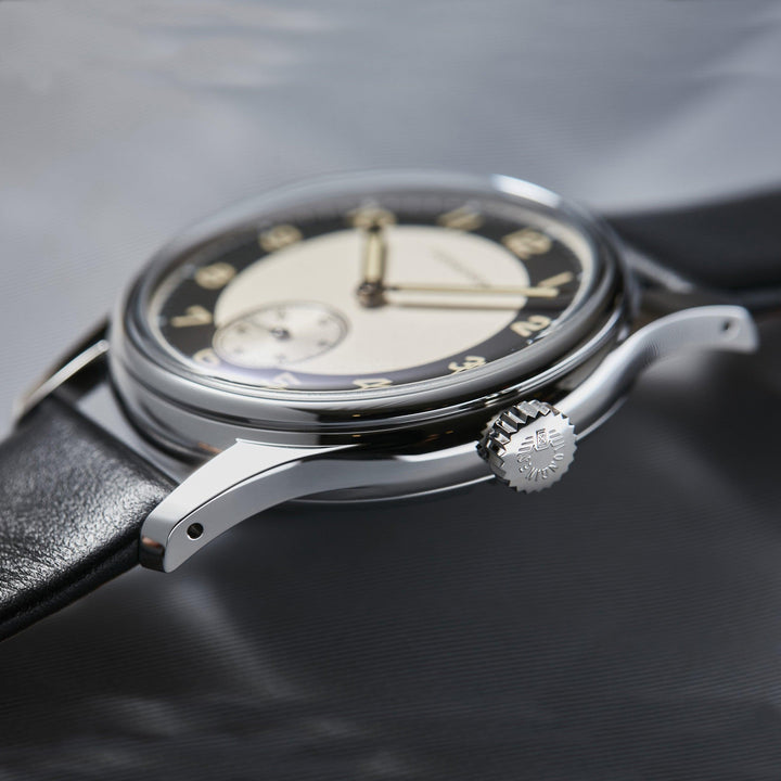Longines Heritage Classic Tuxedo watch 38.5mm black automatic steel L2.330.4.93.0 - Capodagli 1937