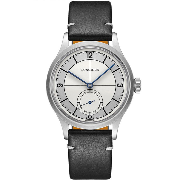 Longines watch The Longines Heritage Classic 38.5mm silver steel automatic L2.828.4.73.0 - Gioielleria Capodagli